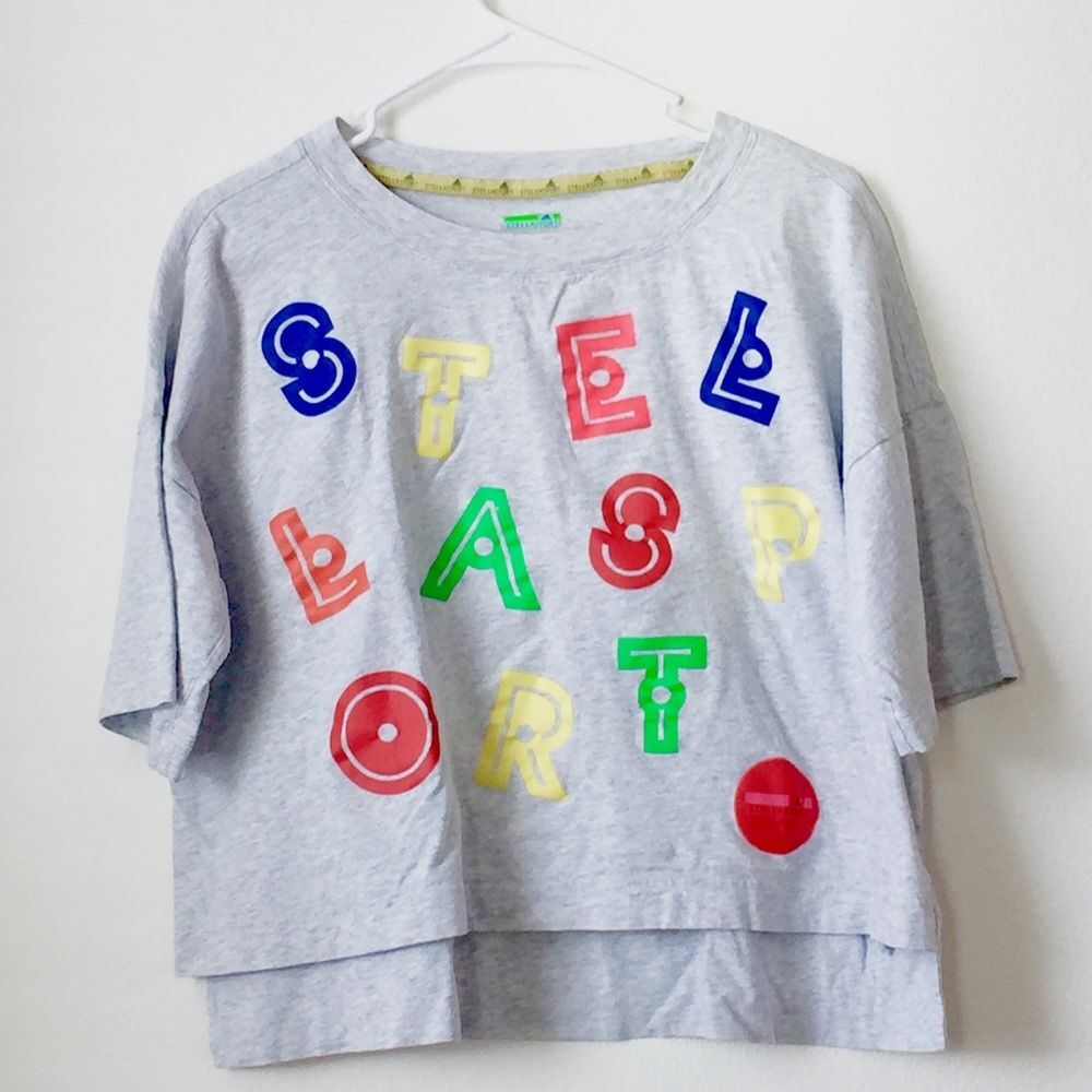 Stella Adidas Stella McCartney Sport Crop Top Size Medium